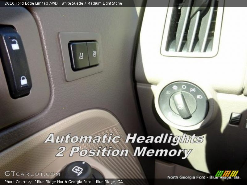White Suede / Medium Light Stone 2010 Ford Edge Limited AWD