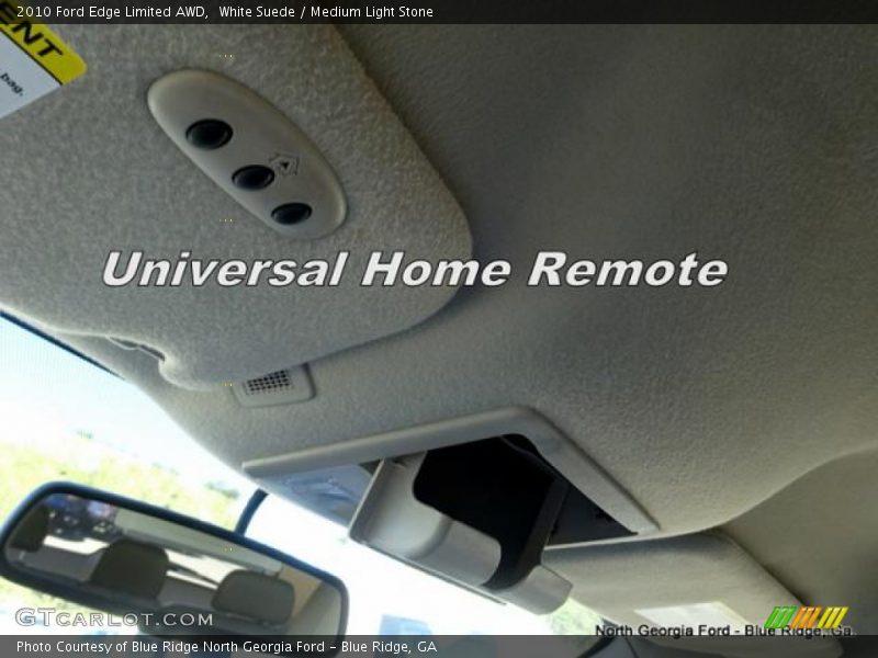 White Suede / Medium Light Stone 2010 Ford Edge Limited AWD