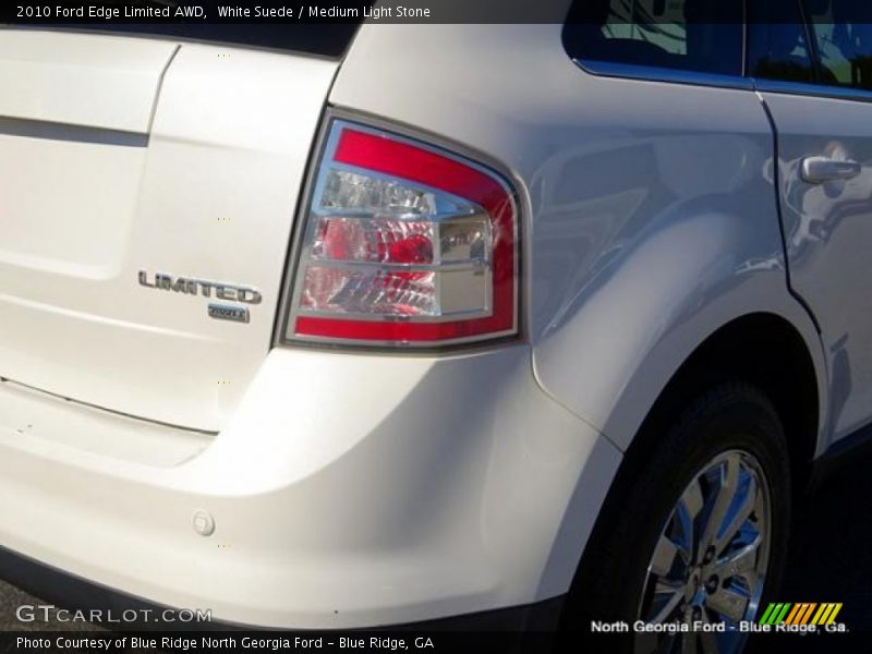 White Suede / Medium Light Stone 2010 Ford Edge Limited AWD