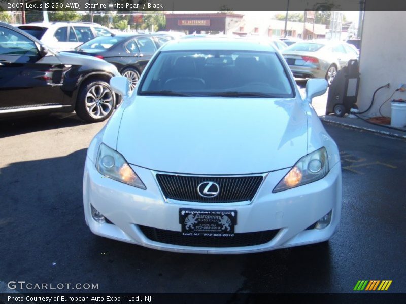 Starfire White Pearl / Black 2007 Lexus IS 250 AWD