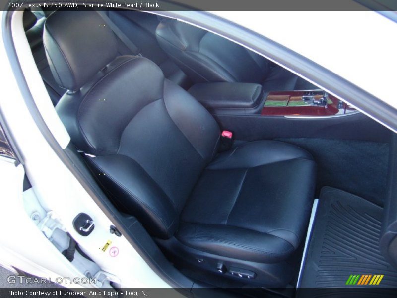 Starfire White Pearl / Black 2007 Lexus IS 250 AWD