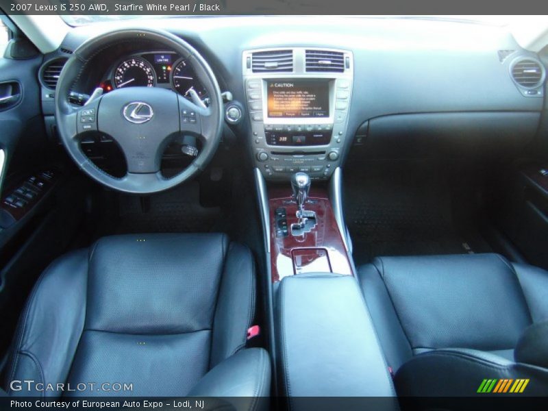 Starfire White Pearl / Black 2007 Lexus IS 250 AWD
