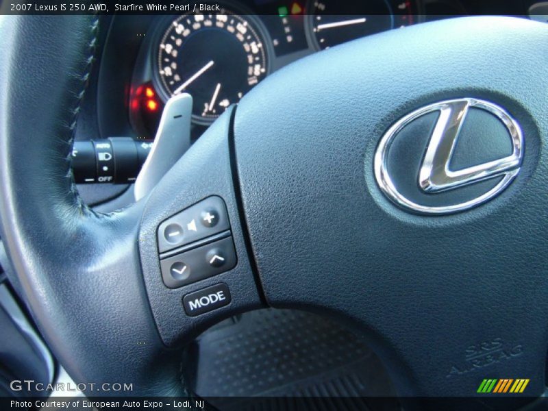 Starfire White Pearl / Black 2007 Lexus IS 250 AWD