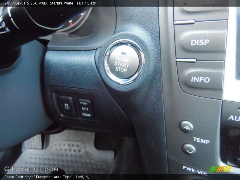 Starfire White Pearl / Black 2007 Lexus IS 250 AWD