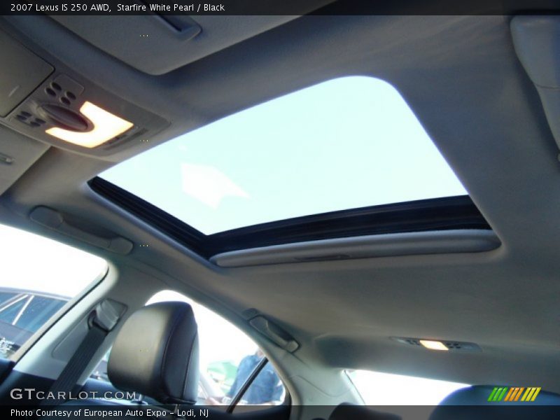 Starfire White Pearl / Black 2007 Lexus IS 250 AWD