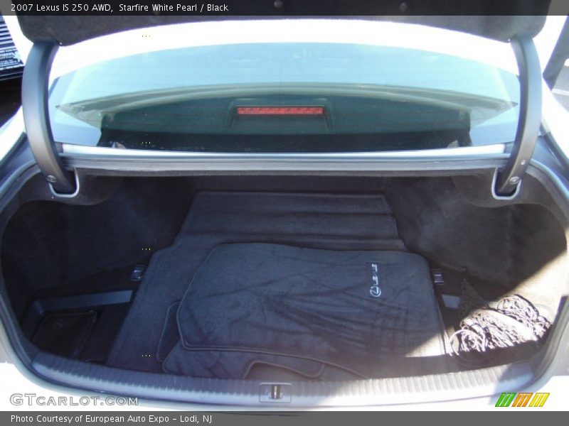 Starfire White Pearl / Black 2007 Lexus IS 250 AWD
