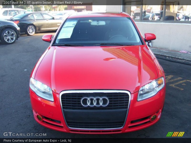 Brilliant Red / Ebony 2007 Audi A4 2.0T quattro Sedan