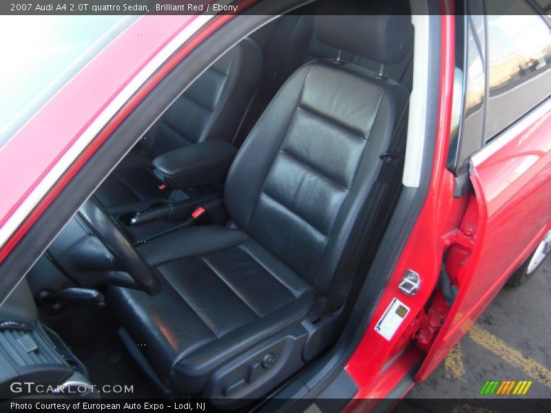 Brilliant Red / Ebony 2007 Audi A4 2.0T quattro Sedan