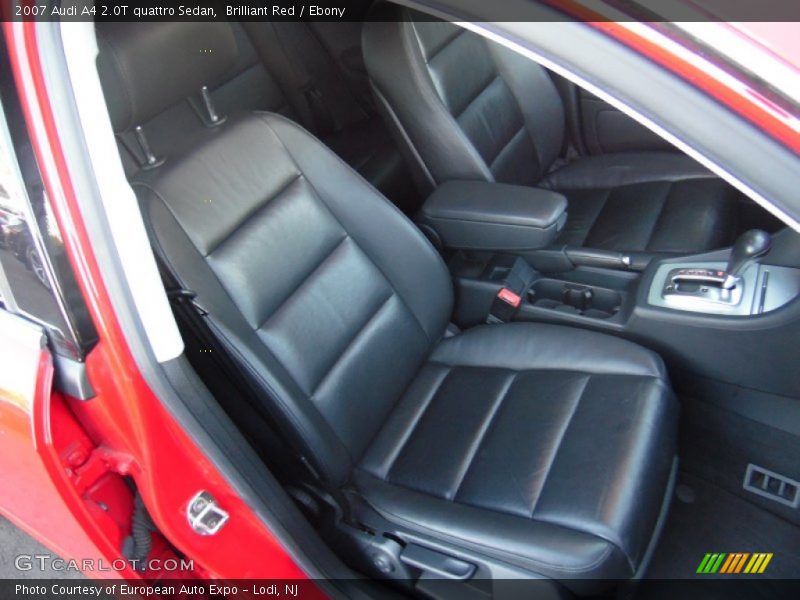 Brilliant Red / Ebony 2007 Audi A4 2.0T quattro Sedan