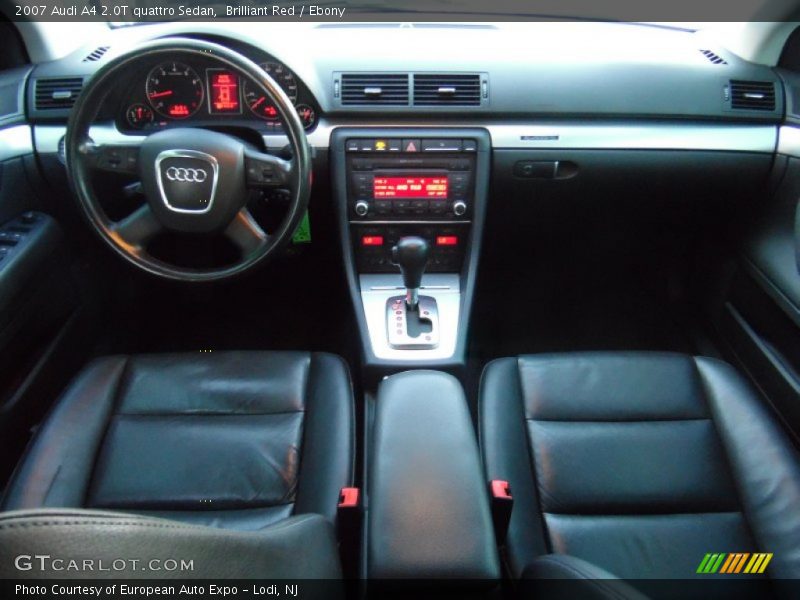 Brilliant Red / Ebony 2007 Audi A4 2.0T quattro Sedan