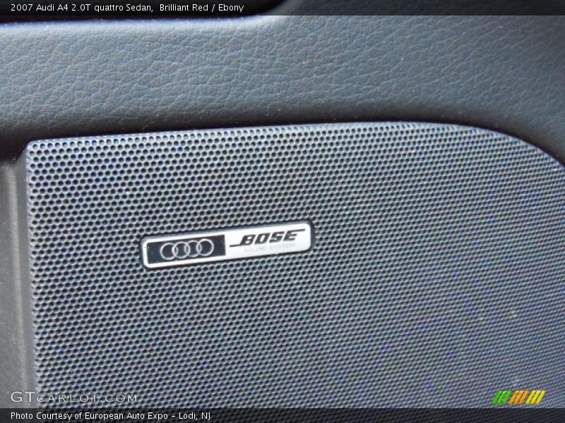 Brilliant Red / Ebony 2007 Audi A4 2.0T quattro Sedan