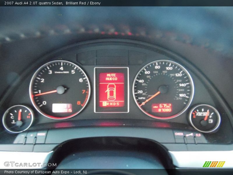 Brilliant Red / Ebony 2007 Audi A4 2.0T quattro Sedan