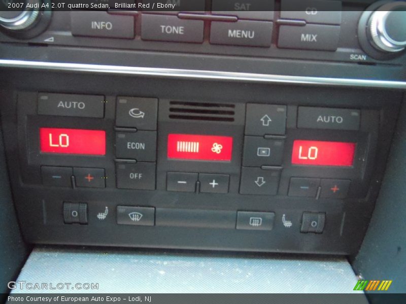 Brilliant Red / Ebony 2007 Audi A4 2.0T quattro Sedan