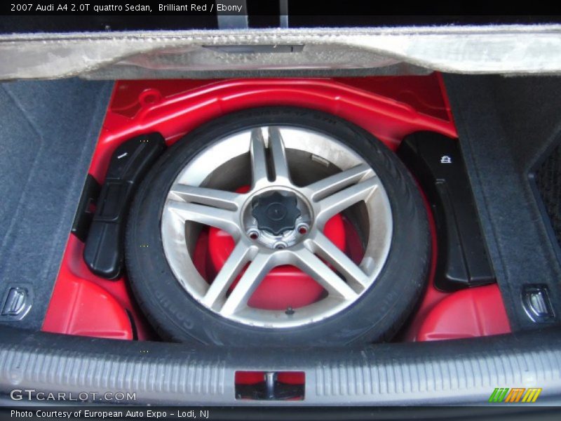 Brilliant Red / Ebony 2007 Audi A4 2.0T quattro Sedan