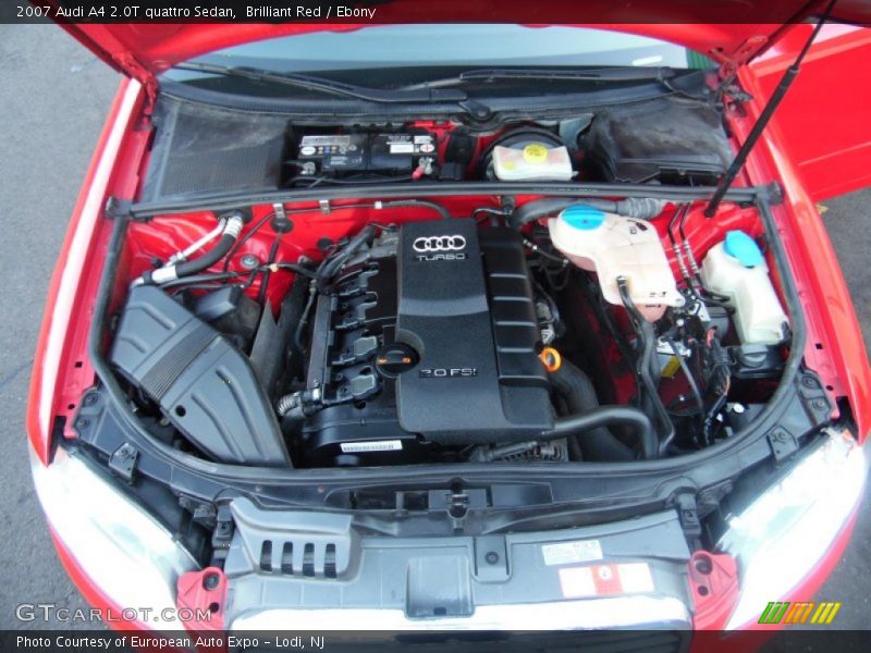 Brilliant Red / Ebony 2007 Audi A4 2.0T quattro Sedan