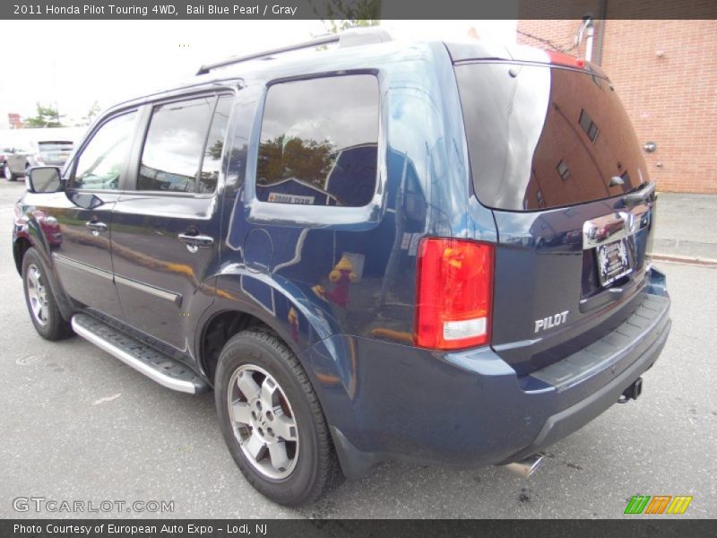 Bali Blue Pearl / Gray 2011 Honda Pilot Touring 4WD