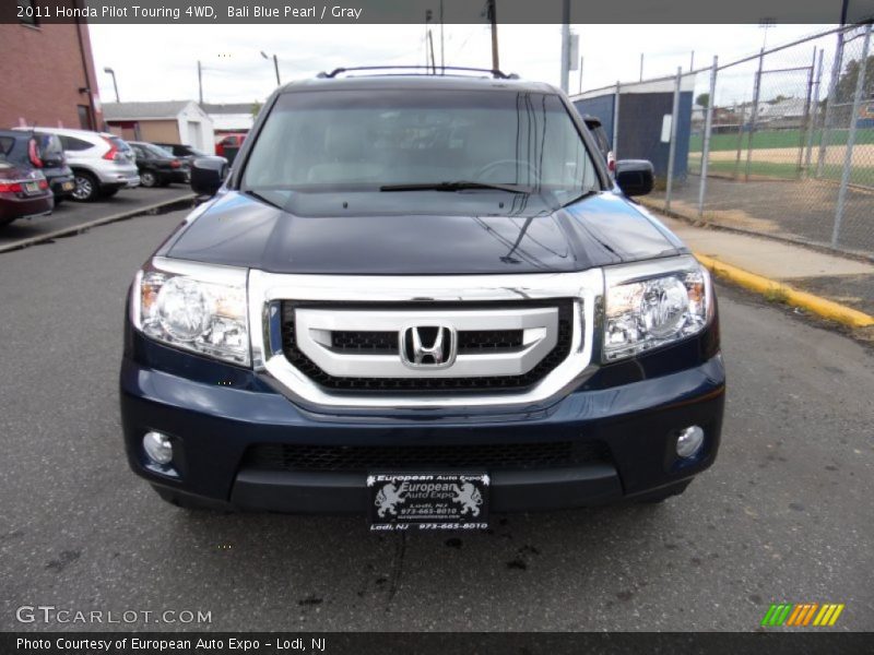 Bali Blue Pearl / Gray 2011 Honda Pilot Touring 4WD