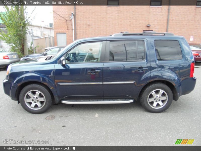 Bali Blue Pearl / Gray 2011 Honda Pilot Touring 4WD