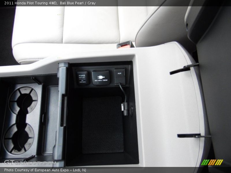 Bali Blue Pearl / Gray 2011 Honda Pilot Touring 4WD