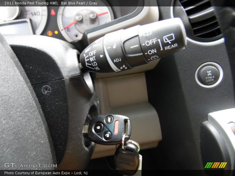 Bali Blue Pearl / Gray 2011 Honda Pilot Touring 4WD