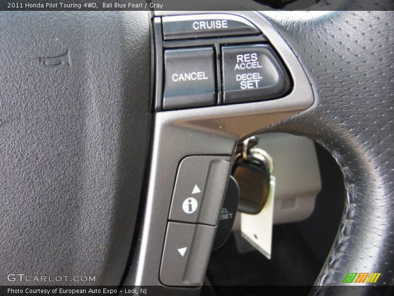 Bali Blue Pearl / Gray 2011 Honda Pilot Touring 4WD