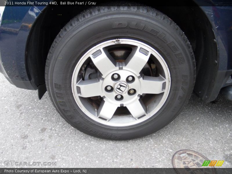 Bali Blue Pearl / Gray 2011 Honda Pilot Touring 4WD