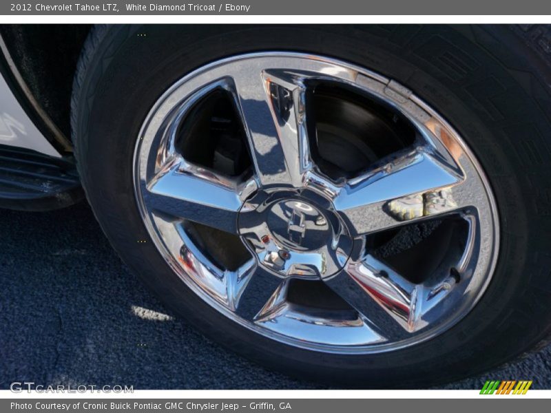 White Diamond Tricoat / Ebony 2012 Chevrolet Tahoe LTZ