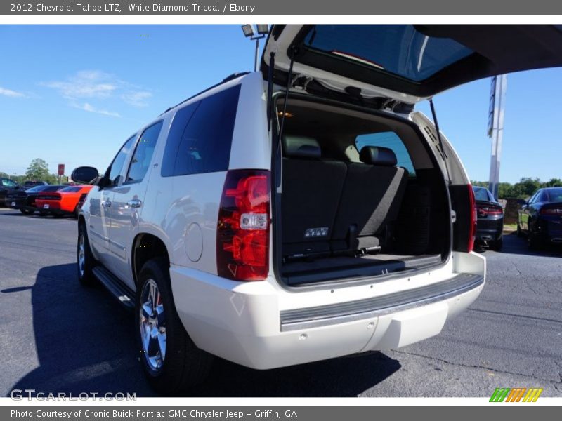 White Diamond Tricoat / Ebony 2012 Chevrolet Tahoe LTZ