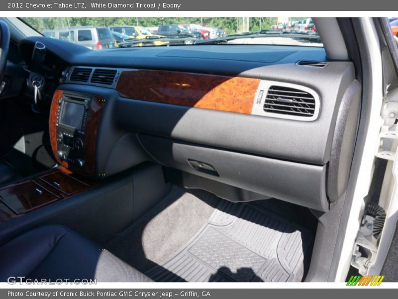 White Diamond Tricoat / Ebony 2012 Chevrolet Tahoe LTZ