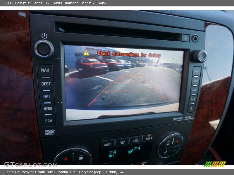 White Diamond Tricoat / Ebony 2012 Chevrolet Tahoe LTZ