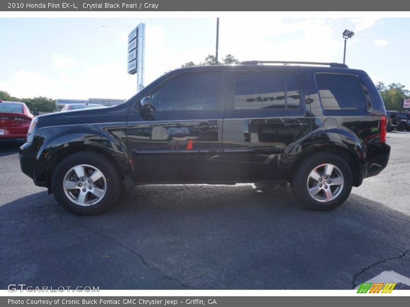 Crystal Black Pearl / Gray 2010 Honda Pilot EX-L