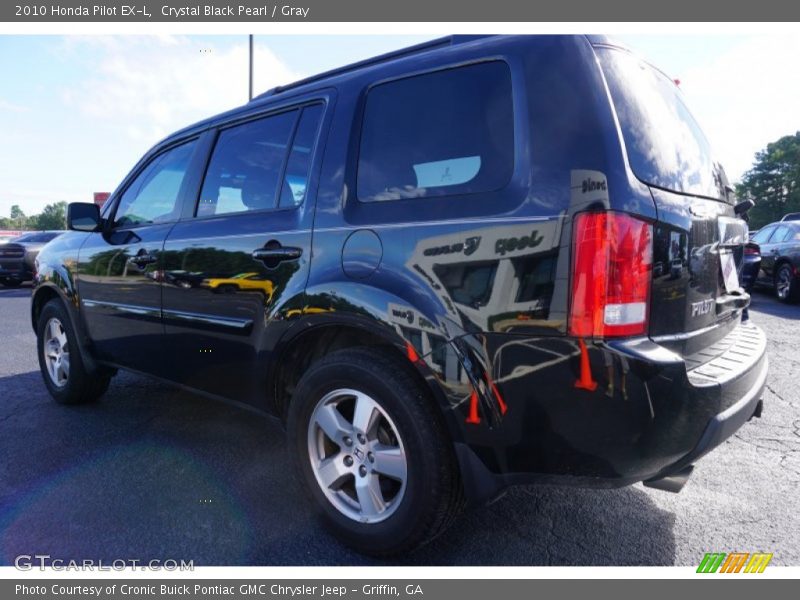 Crystal Black Pearl / Gray 2010 Honda Pilot EX-L