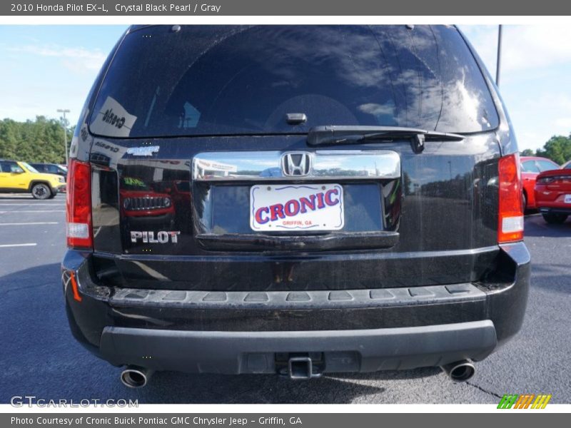 Crystal Black Pearl / Gray 2010 Honda Pilot EX-L