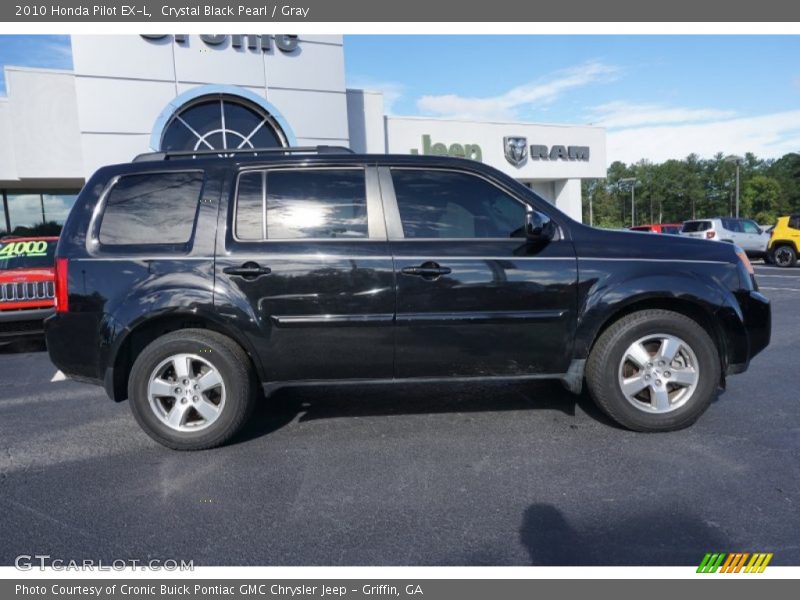Crystal Black Pearl / Gray 2010 Honda Pilot EX-L