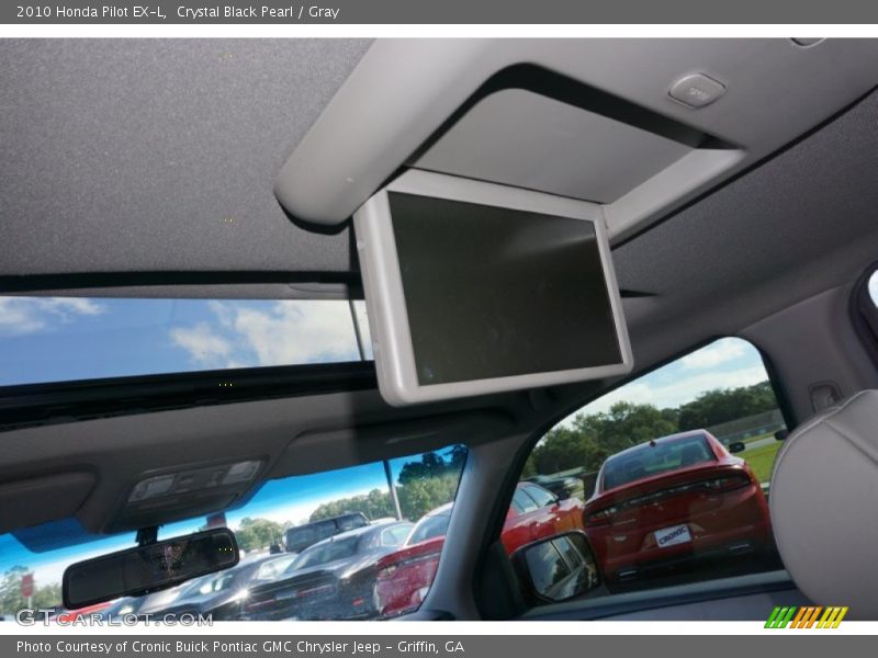Crystal Black Pearl / Gray 2010 Honda Pilot EX-L