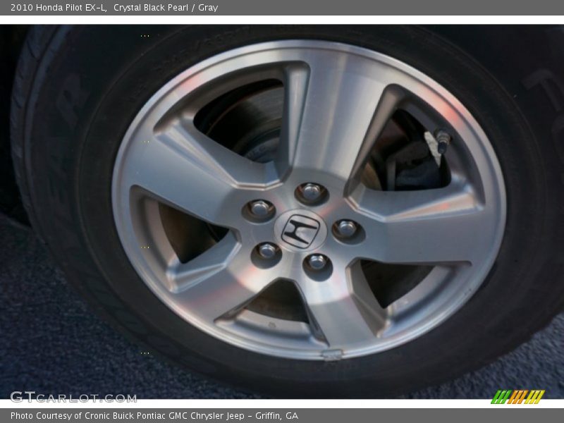 Crystal Black Pearl / Gray 2010 Honda Pilot EX-L