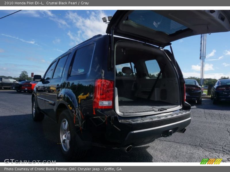 Crystal Black Pearl / Gray 2010 Honda Pilot EX-L