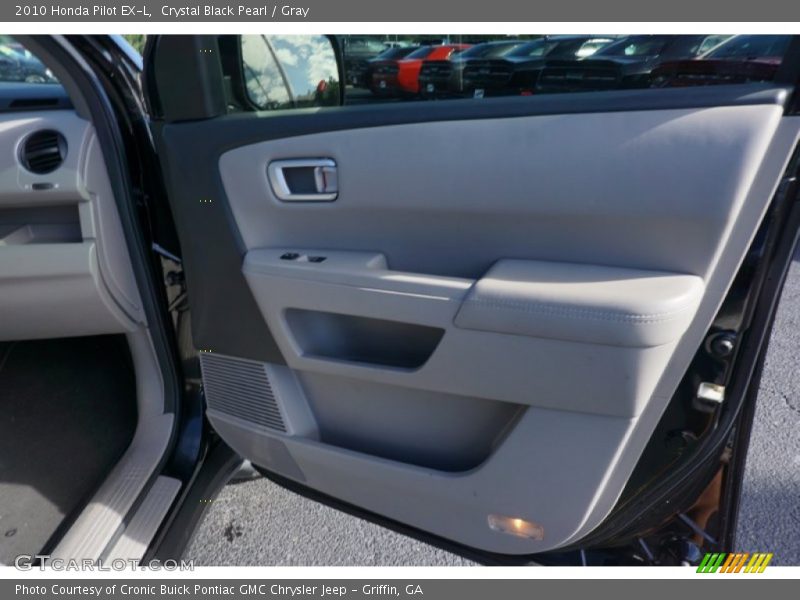 Crystal Black Pearl / Gray 2010 Honda Pilot EX-L