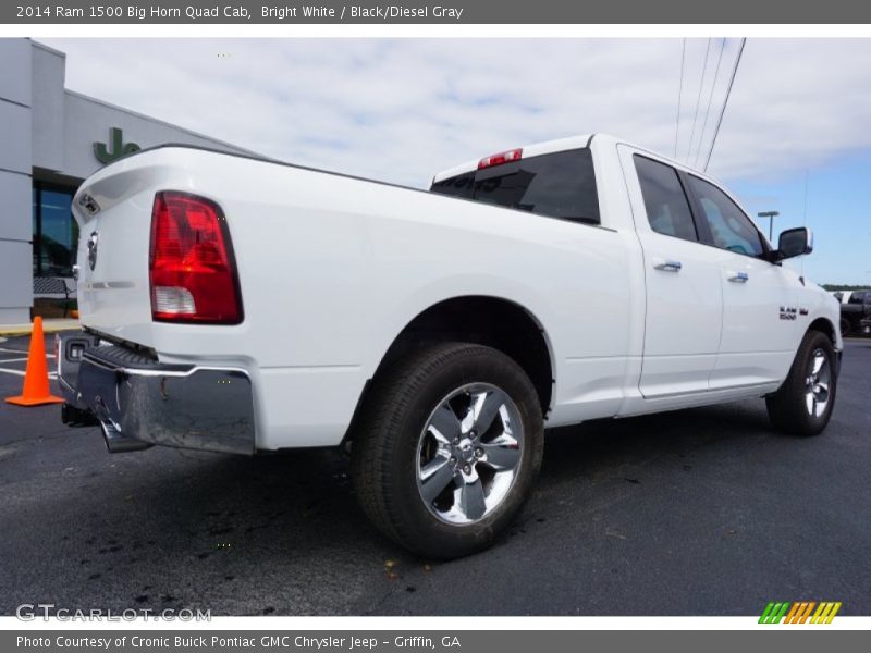 Bright White / Black/Diesel Gray 2014 Ram 1500 Big Horn Quad Cab