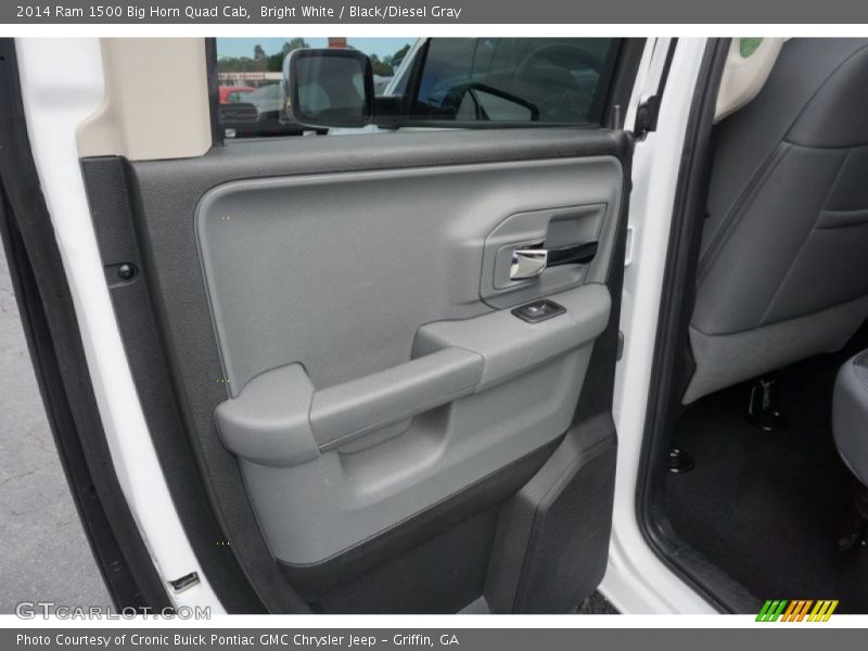 Bright White / Black/Diesel Gray 2014 Ram 1500 Big Horn Quad Cab
