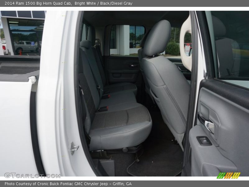 Bright White / Black/Diesel Gray 2014 Ram 1500 Big Horn Quad Cab