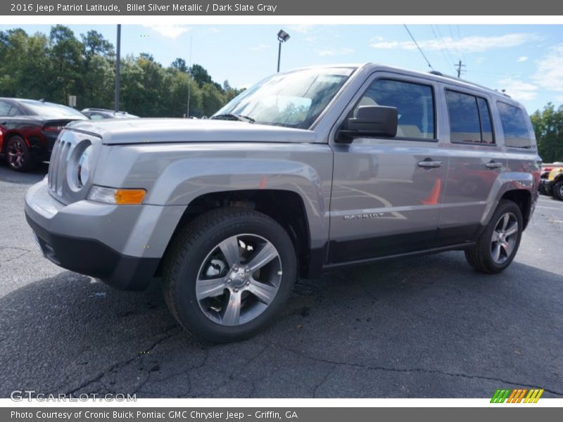 Billet Silver Metallic / Dark Slate Gray 2016 Jeep Patriot Latitude