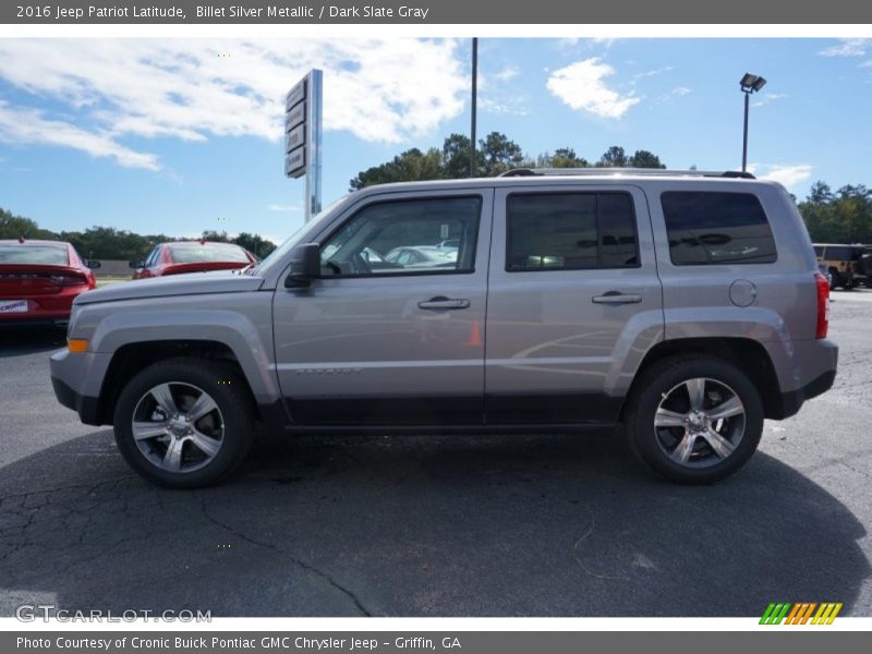 Billet Silver Metallic / Dark Slate Gray 2016 Jeep Patriot Latitude