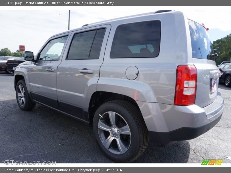 Billet Silver Metallic / Dark Slate Gray 2016 Jeep Patriot Latitude
