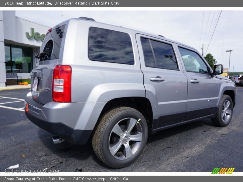 Billet Silver Metallic / Dark Slate Gray 2016 Jeep Patriot Latitude