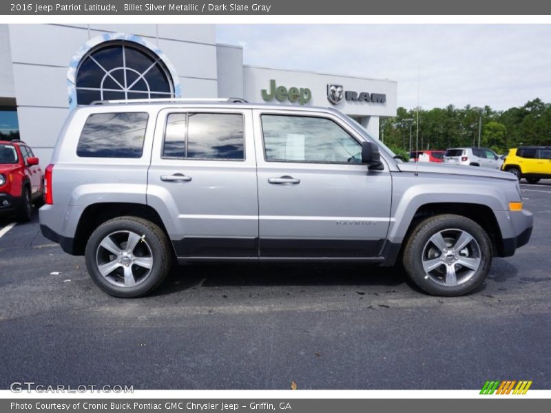 Billet Silver Metallic / Dark Slate Gray 2016 Jeep Patriot Latitude