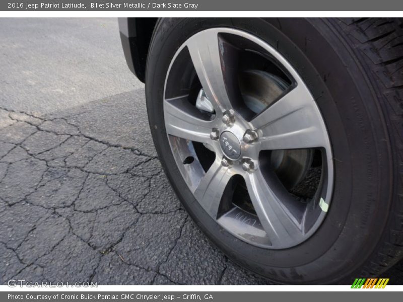 Billet Silver Metallic / Dark Slate Gray 2016 Jeep Patriot Latitude