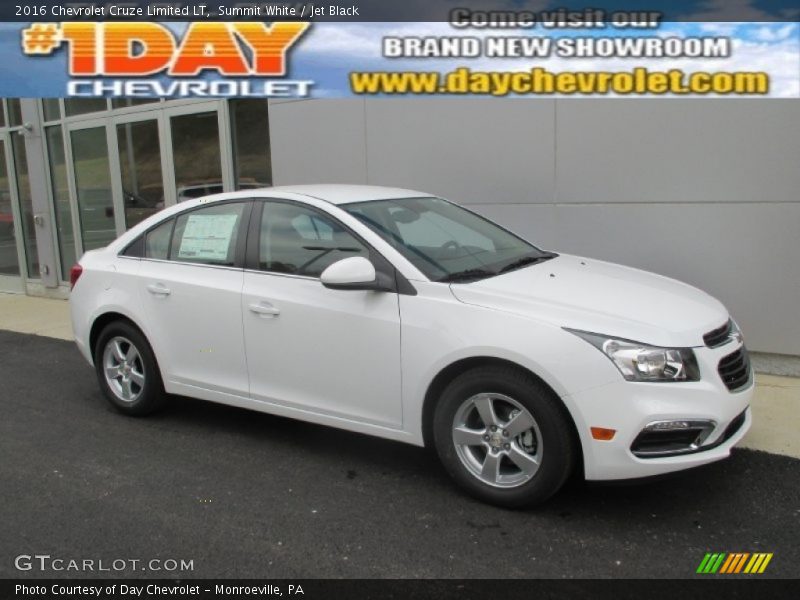 Summit White / Jet Black 2016 Chevrolet Cruze Limited LT