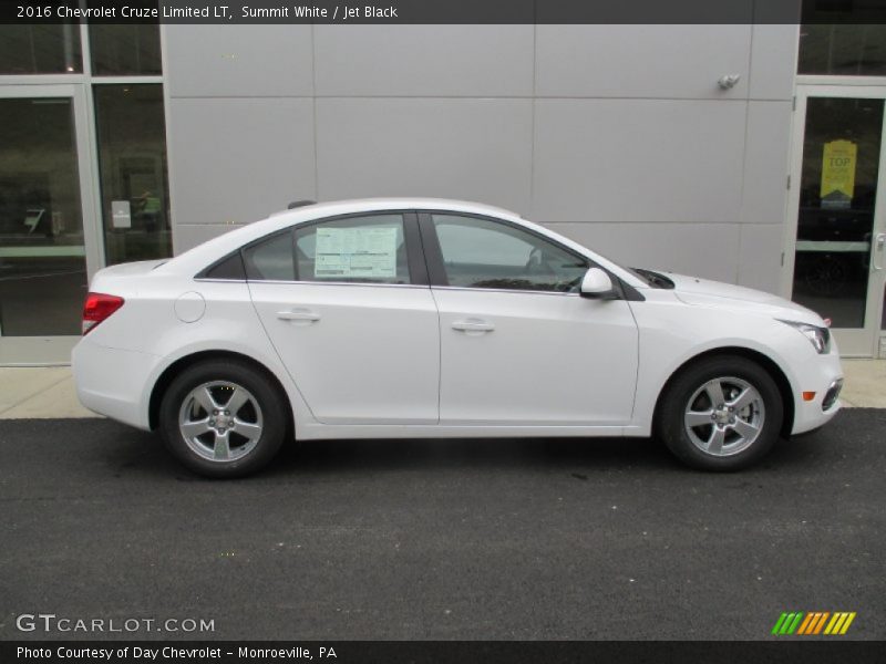 Summit White / Jet Black 2016 Chevrolet Cruze Limited LT