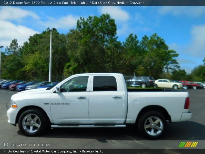 Bright White / Dark Slate Gray/Medium Graystone 2012 Dodge Ram 1500 Express Crew Cab